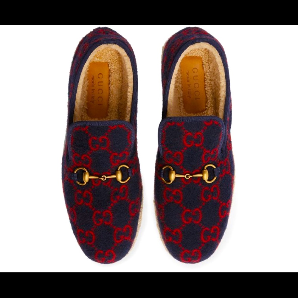 Gucci Wool Loafers size 8